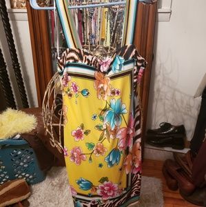 NWOT Cache floral print dress